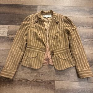 Vintage Trina Turk Women’s Brown Corduroy Blazer Size 4